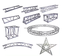 Estructura de truss SGAIER Global de aleación de aluminio, truss de escenario fácil de instalar, estructura de truss con espiga recta, 290x290mm F34