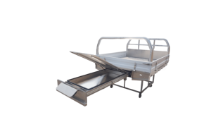Plateau de chargement en aluminium avec rampe de chargement escamotable pour pick-up 4x4 - Product Image 6