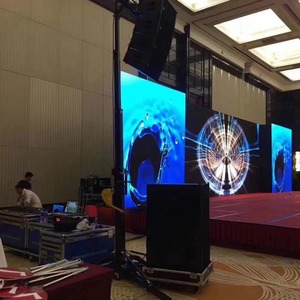 Hand-cranked thép cột cờ di động chiếu sáng đứng với bánh xe di động hiển thị giá treo thanh đứng Loa Giá - Product Image 3