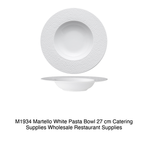 White Hammer Pasta Bowl Ø 27 cm Inner Ø 14 cm M1934 - Product Image 2