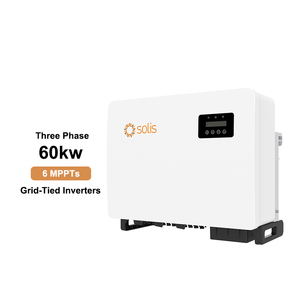 Prix de gros S5-GC60K IP66 Triphasé 60 kW 380 V 6 MPPTs Système solaire connecté au réseau S5-GC60K S5-GC60K - Product Image 1