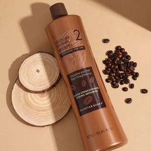 Crème lissante à la kératine biologique professionnelle traitement lisse des cheveux à la kératine sans formaldéhyde avec de l'acide hyaluronique - Product Image 4