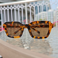 Gafas de Sol de acetato de patrón sólido popular con revestimiento ARG Lentes de Sol de moda Marcos de anteojos Entrega rápida