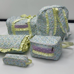 Hand Smocked Cotton Backpack <strong>for</strong> Teenage Girls Waterproof <strong>School</strong> Travel <strong>Bag</strong> with Name Customization - Product Image 5