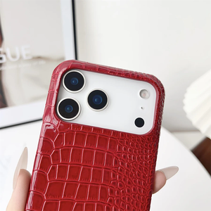 Funda de cuero con relieve de cocodrilo para iPhone 17 Pro, funda de cuero de cocodrilo para iPhone 17 Pro - Product Image 5