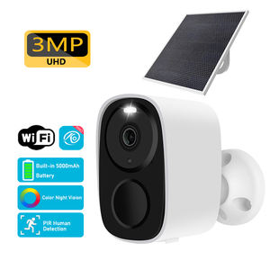 CB54-TZ 스마트 실시간 알람 무선 WiFi 네트워크 CCTV 감시 태양 전지 카메라 홈 보안 - Product Image 1