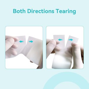 Bán buôn y tế dễ dàng xé không thấm nước Silicone micropore dính trong suốt phẫu thuật PE Băng vật tư y tế - Product Image 3