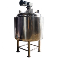 Cuve de mélange chauffante à enveloppe en acier inoxydable 50L 100L 200L 500L 1000L 2000L 3000L 5000L 50 Litres 1000 Litres Gallon avec agitateur