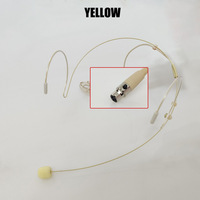 Microphone serre-tête à suppression de bruit avec prise XLR 4 broches filaire, double contour d'oreille, beige, prix compétitif