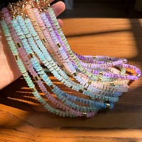 Nouveau collier tendance fait main pour femmes, perles en pierre naturelle colorées, acier inoxydable, chaîne DIY