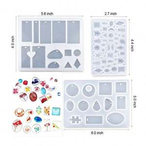 Kit de Fabricación de Joyería de Resina de Diseño Personalizado con Resina Transparente Dura, Luz UV, Moldes de Silicona y Suministros - Product Image 3