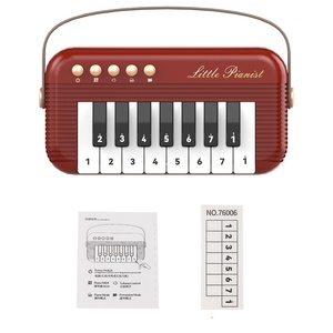 Vente en gros de mini-piano multifonctionnel à 15 touches, jouet musical éducatif, 8 gammes, pour enfants - Product Image 4