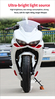 Motocyclettes électriques à grande vitesse pour adultes de style Ducati 72V100Ah exportées actuellement vers la Russie, 80-120 km/h