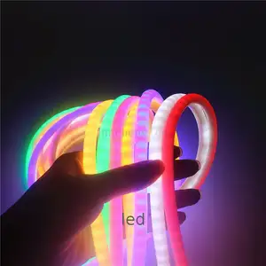 다기능 360 도 라운드 led 쫓는 네온 220V 고전압 360 도 라운드 Led 네온 플렉스 빛