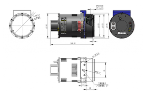 Cámara Científica QHY6060/QHY6060 PRO, Modo 2CMS, Bajo Ruido, Fibra Óptica de 10 Gbps, USB 3.0 para Observación de Alta Velocidad - Product Image 4