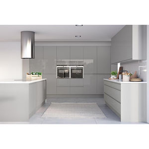 ग्रे चमकदार Trending उत्पादों 2021 नई आगमन रसोई कैबिनेट उच्च चमक दराज पुल संभाल रसोई कैबिनेट - Product Image 2