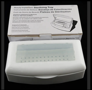 Transparent Nipper Sterilization Tray Manicure Tool Storage Box <b>Nail</b> Art Disinfection <b>Case</b> with Cover - Product Image 6