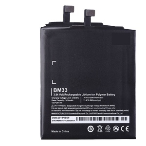 Batterie de téléphone portable Li-polymère intégrée rechargeable, compatible avec Xiaomi Mi4i X9 <span class=keywords><strong>BM33</strong></span>, vente en gros d'usine - Product Image 1