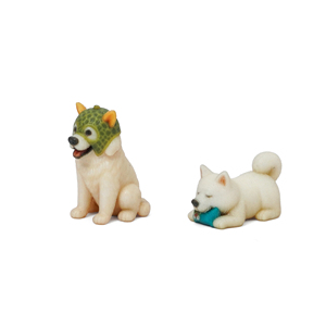 ตุ๊กตาลูกสุนัขน่ารักสร้างสรรค์ อุปกรณ์ตกแต่ง DIY สำหรับตกแต่งบ้านตุ๊กตาขนาดเล็ก รูปแบบ Great Pyrenees - ผลไม้และของเล่น - Product Image 5