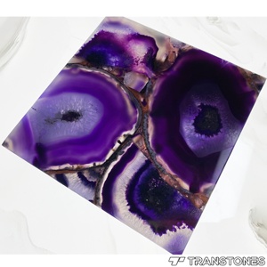 Losas de <span class=keywords><strong>Piedra</strong></span> <span class=keywords><strong>Semipreciosa</strong></span> Retroiluminadas Transtones TO-101 <span class=keywords><strong>y</strong></span> Azulejos de Ágata Azul, Diseño Moderno para Hoteles, Garantía de 4 Años - Product Image 2