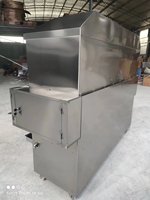 Fourneau à kebab commercial robuste, barbecue vertical au gaz ou au charbon de bois