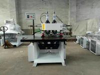 Machine de perçage de trous pour serrures de portes en bois, machine de serrurerie CNC entièrement automatique pour portes en bois massif et meubles