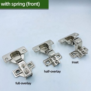 Bisagras de resorte modernas de 35 mm con brazo corto para paneles laterales estrechos, estilo americano, para gabinetes de cocina, sala de estar y oficina en el hogar - Product Image 2
