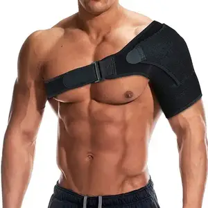 Customizable Lightweight To Carry Adjustable Strap,Pressure Pad Tape Hot Cold Protective Shoulder Support Brace For Relieve Pain