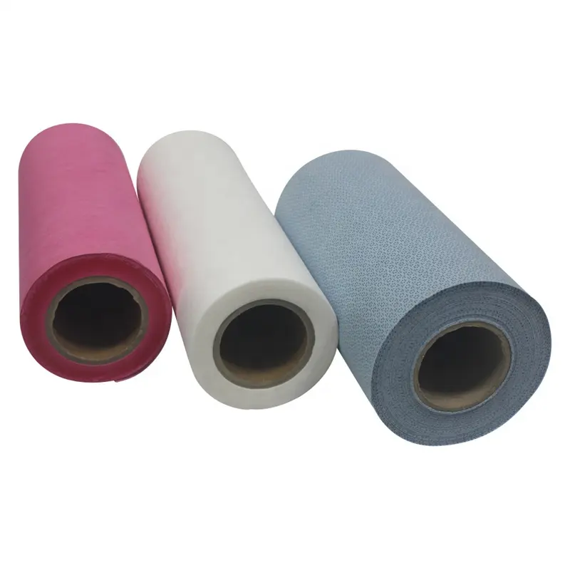 High Quality PP Spunbond Nonwoven Fabric S SMS 60GSM Fabric Roll Multi Colors to Choose