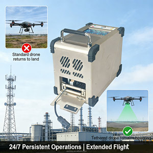 Station d'alimentation OEM X12 pour drone DJI, prend en charge le relais de signal d'éclairage aérien 24h/24, système d'alimentation pour éclairage de drone - Product Image 1