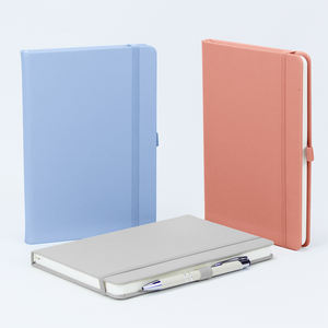 دفتر يوميات محمول من XP-Promos، الأكثر مبيعًا، بغلاف جلدي/ورقي أنيق، مقاس A5، قابل للتخصيص بشعار ولون مخصص - Product Image 2