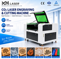 Machine de gravure laser CO2 9060 900x600mm avec contrôleur Ruida, refroidissement par eau, pour la découpe du bois, de l'acrylique, du MDF et du cuir, garantie 1 an