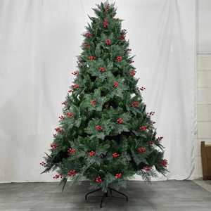 Hot Sale High Quantity PVC Mixed Series Red Fruit Encryption Simulation Site Decoration Artificial <b>Christmas</b> Tree - Product Image 2