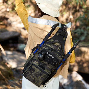 Masawei Tactical Chest Bag <b>20L</b> Nylon Waterproof Hiking Fishing <b>Backpack</b> Men's Outdoor Crossbody Bag - Product Image 3