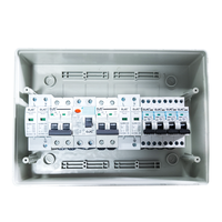 Disjoncteur Miniature MCB C65 Interrupteur à Air 1 Pôle 2 Pôles 3 Pôles 4 Pôles 2 Phases 1/2/3/4/6/10/16/20/25/32/40/50/63 Ampères AC