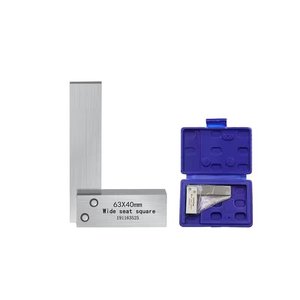 Règle carrée à bord <span class=keywords><strong>plat</strong></span> de précision à 90 degrés pour la menuiserie, le travail du bois et la <span class=keywords><strong>mesure</strong></span> d'<span class=keywords><strong>angle</strong></span> en métal - Product Image 4