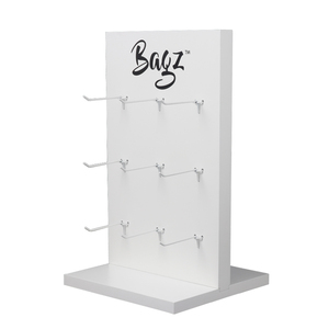 Wholesale Custom Logo Printing Wood Modern <strong>Portable</strong> Rotating <strong>Display</strong> <strong>Stands</strong> <strong>Shelf</strong> Trays for Electronic Items - Product Image 1