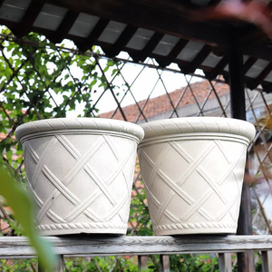 Macetero de Resina con Patrón Romano Vintage, Imitación <span class=keywords><strong>Piedra</strong></span>, Estilo Europeo, Serie Queen, para Escritorio o Suelo, Venta al Por Mayor - Product Image 5