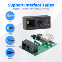 Lecteur de code QR à montage fixe 2D YHD-M807D, module de scanner de code-barres intégré, pour contrôle d'accès, logistique, ligne d'assemblage en usine