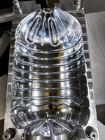 Moule de soufflage PET en acier inoxydable poli lisse, moule haute efficacité pour le soufflage automatique de bouteilles de boissons en plastique