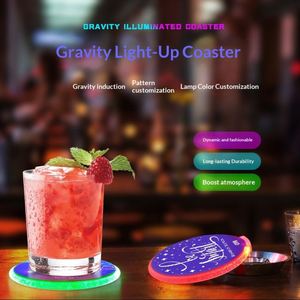Posavasos Luminosos con Diseño Intermitente Colorido y Sensor de Gravedad para Bares y Fiestas - Product Image 2