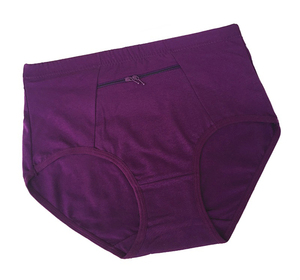 Venta al por mayor de algodón de alta calidad <span class=keywords><strong>con</strong></span> <span class=keywords><strong>bolsillo</strong></span> <span class=keywords><strong>con</strong></span> cremallera <span class=keywords><strong>Calzoncillos</strong></span> de mujer sin mangas en blanco - Product Image 5