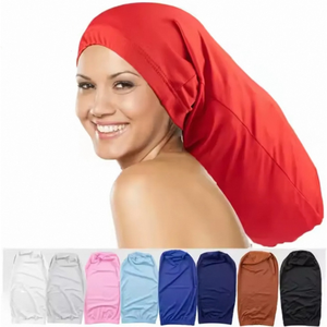 Vente en gros de bonnets Spandex à cheveux longs Casquette Dread Locs pour hommes Chaussette à tube élastique large Casquette Dreadlock pour femmes qui dorment - Product Image 1