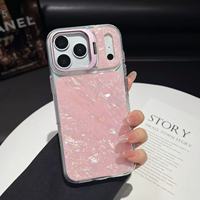 Casing Transparan Warna Gradasi Anti Benturan untuk Seri Samsung untuk iPhone 18 17 16 15 14, Mendukung Pengisian Daya Nirkabel dan Magnetik