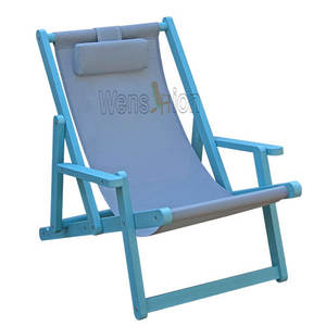 أثاث شاطئ جديد مقاوم للماء 3 مقاعد مريحة قابلة للطي للتعديل للتخييم في الهواء الطلق - Product Image 3