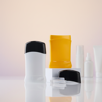 Tube vide personnalisé de 50g pour déodorant, tube cosmétique rechargeable, tubes à visser pour emballage de baume et de déodorant