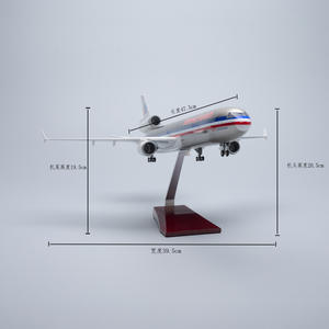 Modelo de Avión de Metal Fundido a Presión MD11 de American Airlines, 47 cm, Regalo Empresarial, Modelo de Avión ABS de <span class=keywords><strong>Airbus</strong></span> MD11 - Product Image 2
