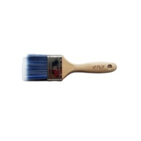 Ensemble de pinceaux de peinture de qualité bricolage de haute qualité Filament synthétique chinois manche en bois virole en acier inoxydable poils naturels pour le polissage