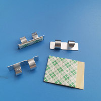 Pince de gestion de câble métallique à dos collé, support de fil fixe de 7mm, pince de câble de fil, support de cravate adhésif