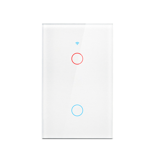 WiFi Smart Light Switch RF433 No Neutral Wire Single Fire Smart Life Tuya App Control Works with Alexa Google Home 110/220V